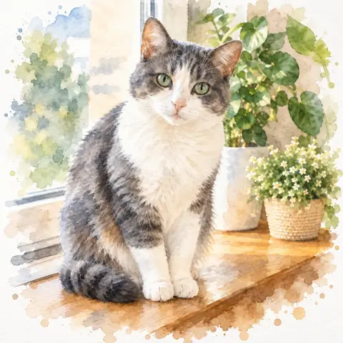 Watercolour Pet style preview